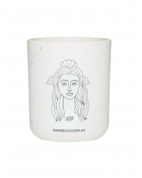 Damselfly Aquarius candle