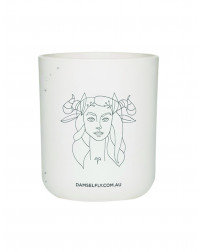 Damselfly Aries candle