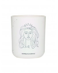 Damselfly Leo candle