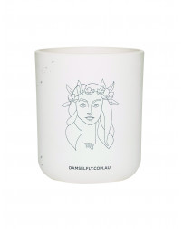 Damselfly Virgo candle