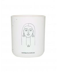 Damselfly Libra candle